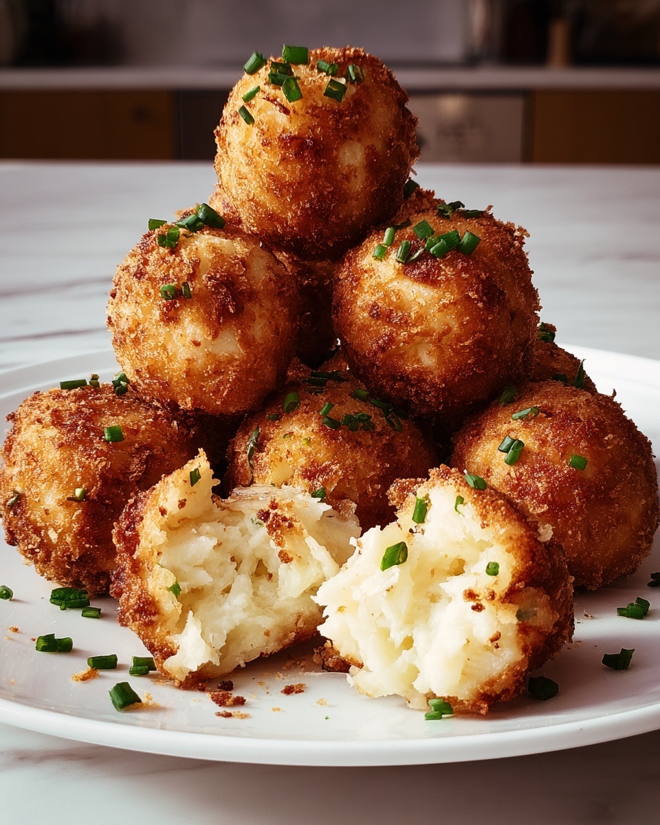 Fried Mashed Potato Balls Recipe - Recipe Image