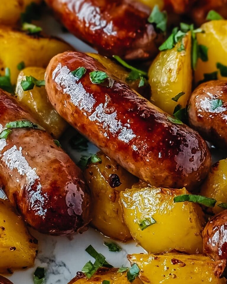 Sweet and Savory Glazed Sausage and Potatoes Recipe