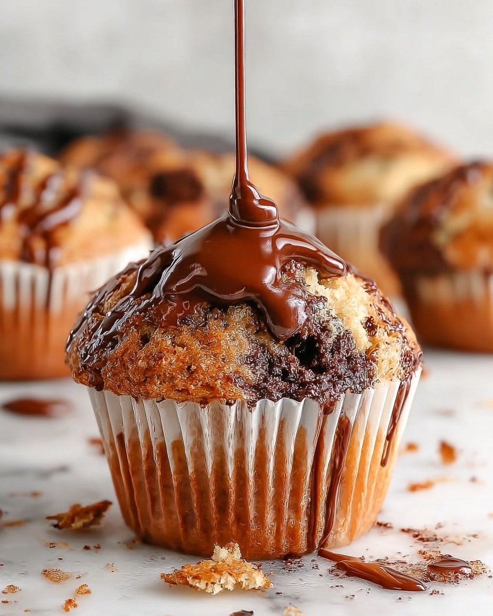 Nutella Banana Muffins Recipe - Recipe Image