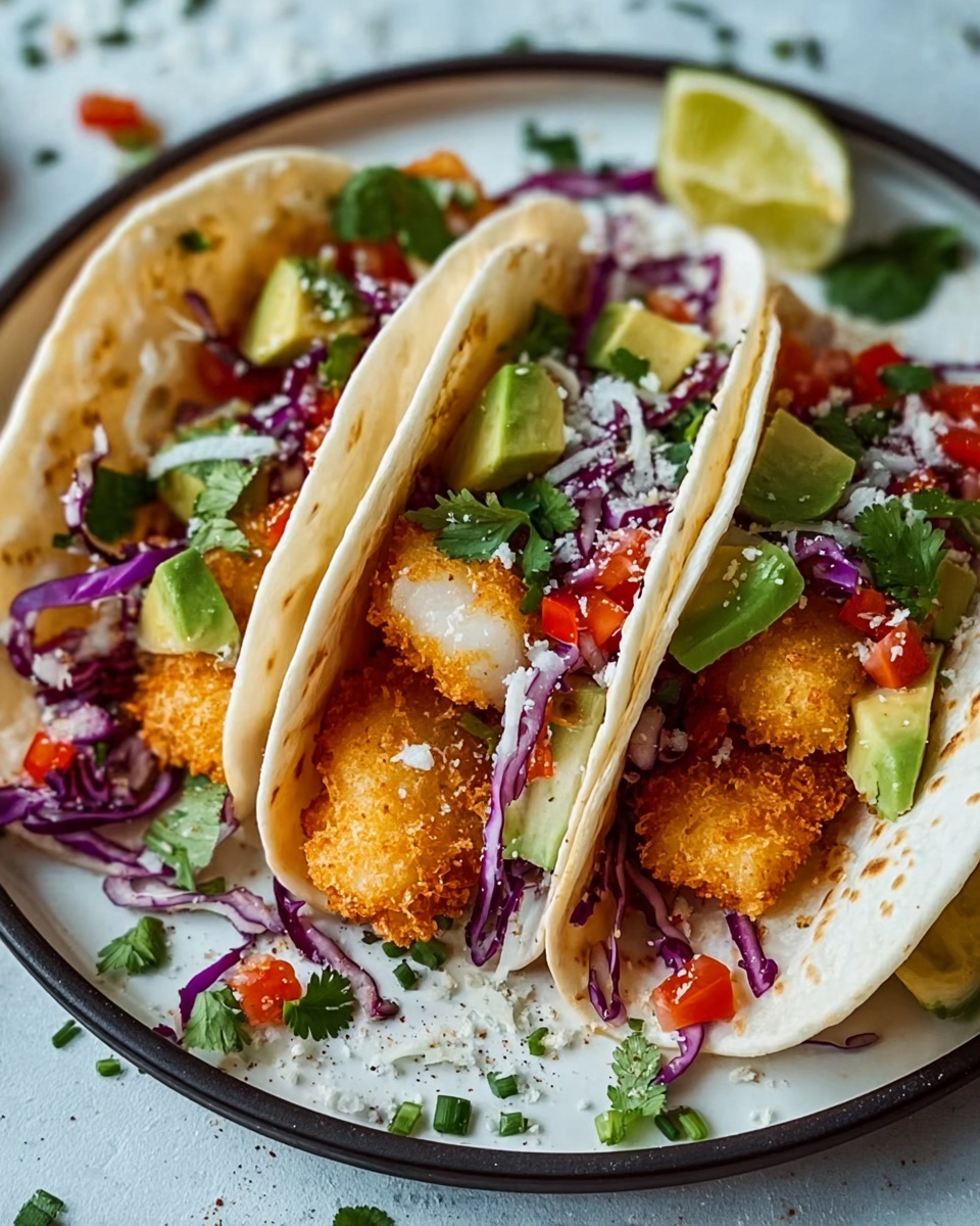 Homemade Fish Tacos with Cabbage Slaw and Lime Sauce Recipe - Recipe Image