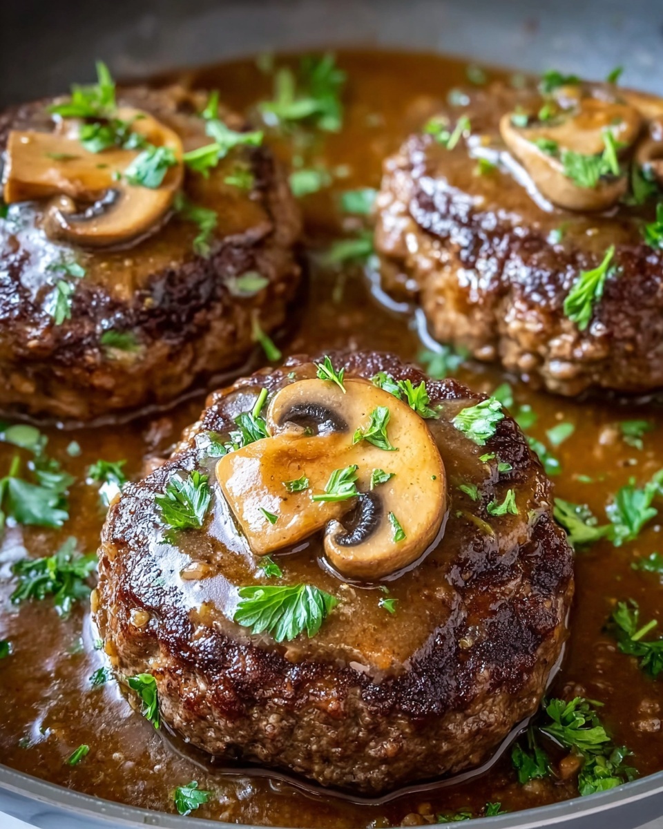 Easy Homemade Salisbury Steak Recipe - Recipe Image