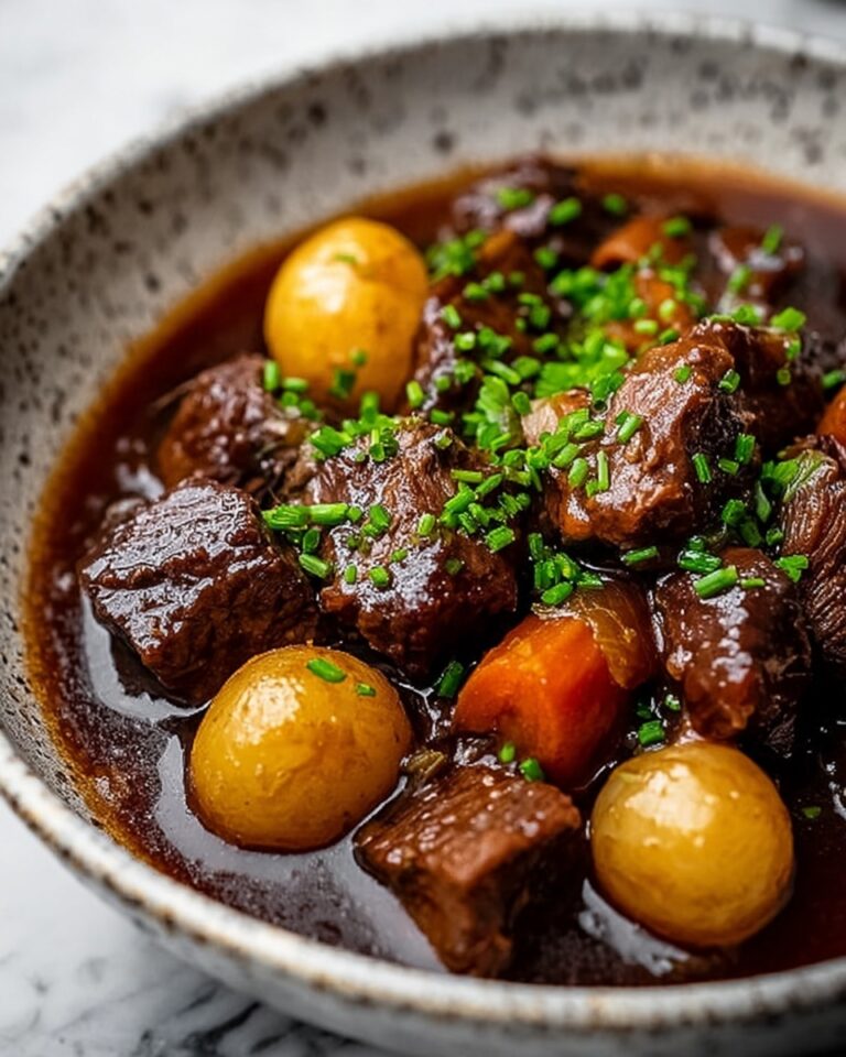 Slow-Cooked Beef Bourguignon Recipe