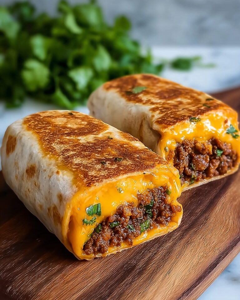 Garlic Butter Beef Cheeseburger Rollups Recipe