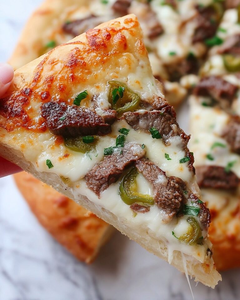 Philly Cheesesteak Cheesy Bread Recipe