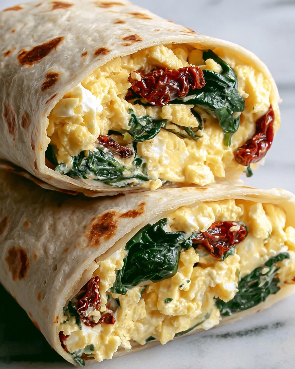 Spinach and Feta Wrap Recipe - Recipe Image