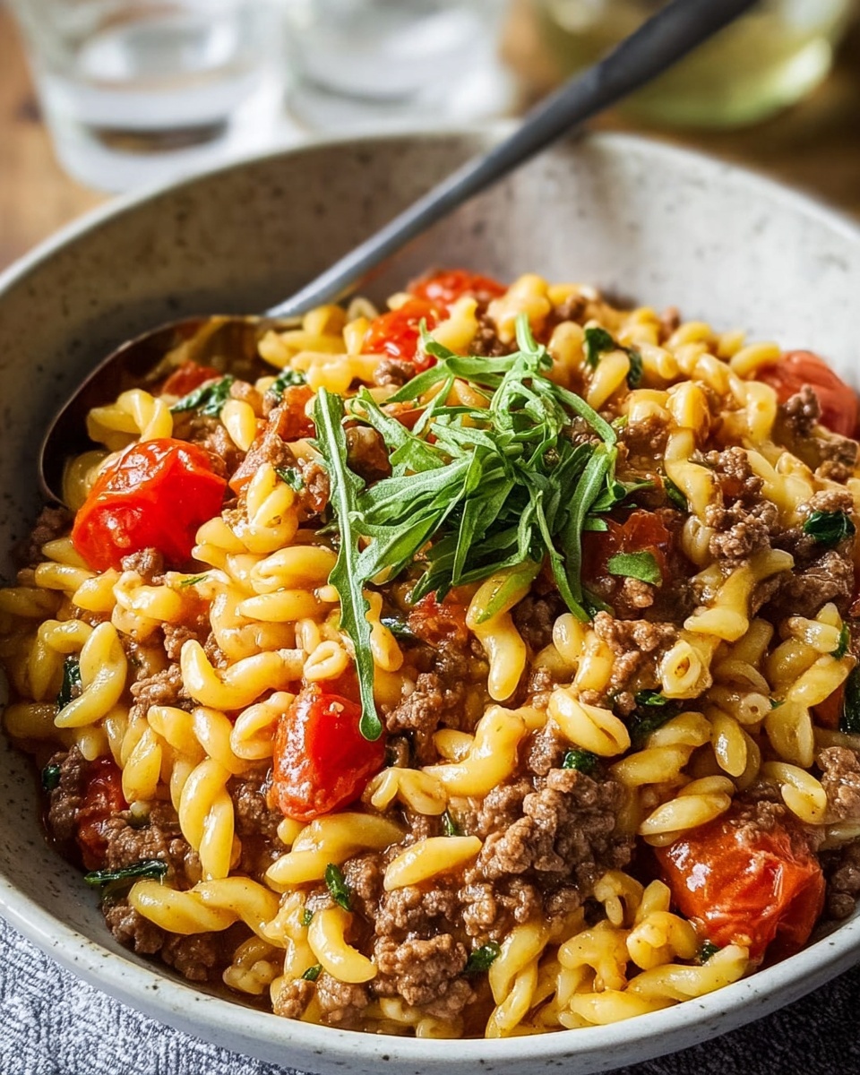 Ground Beef Orzo: A Delicious and Easy One-Pan Recipe - Recipe Image