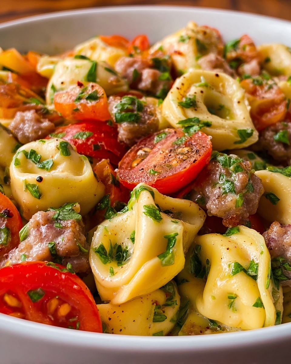 Meaty Tortellini Salad Recipe - Recipe Image
