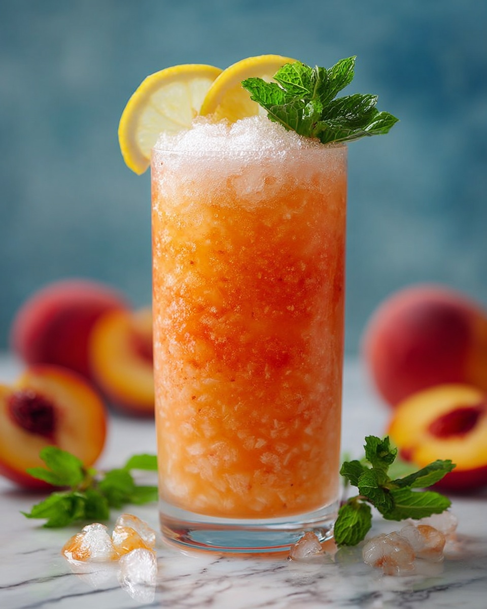 Frozen Peach Lemonade: The Ultimate Summer Cooler Recipe - Recipe Image