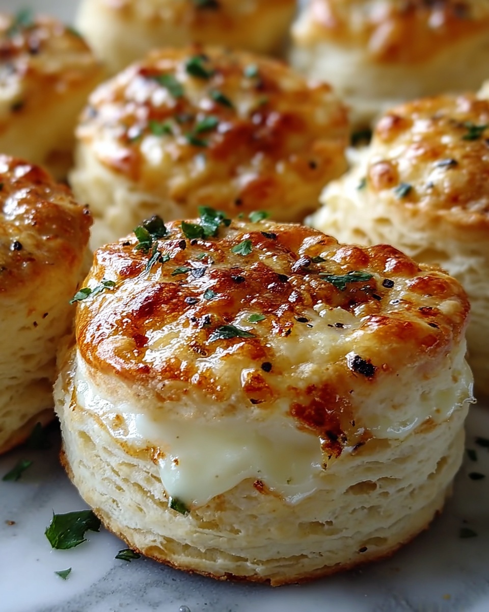 Crab Stuffed Cheddar Bay Biscuits with Lemon Butter Sauce Recipe - Recipe Image