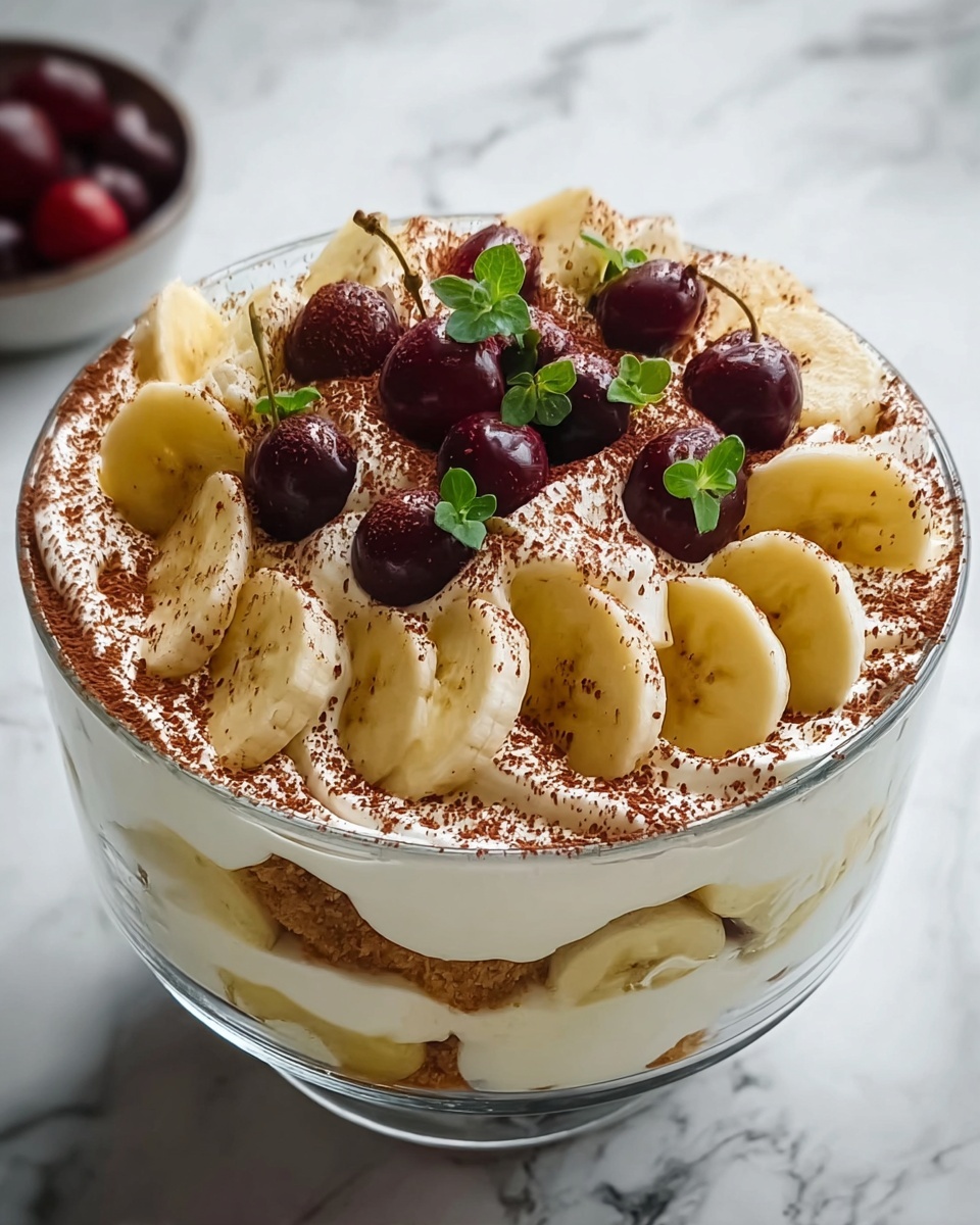 Lightened Almond Pound Cake Fruit Trifle Recipe - Recipe Image