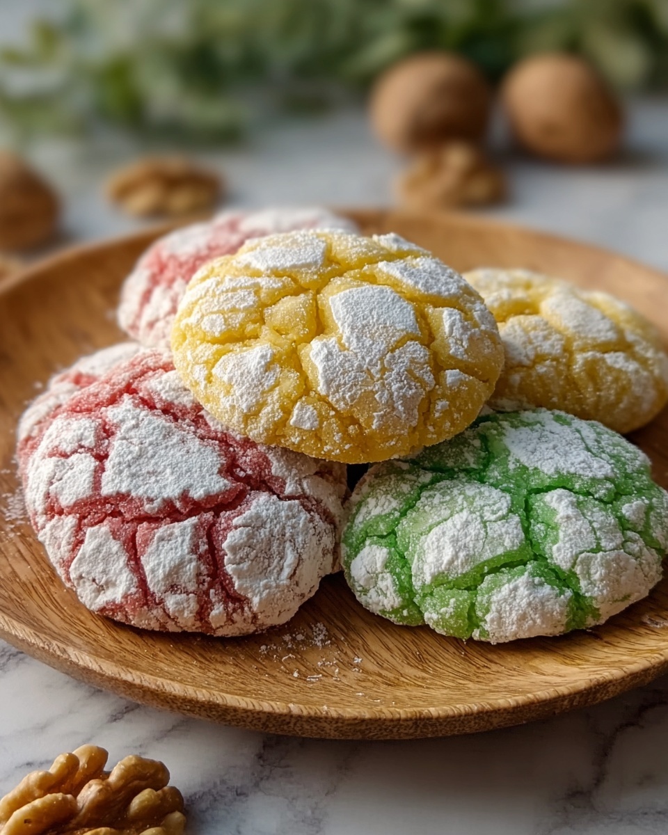 Cake Mix Crinkle Cookies Recipe - Recipe Image