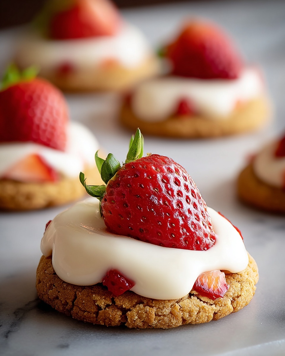 Strawberry Cheesecake Cookies Recipe - Recipe Image
