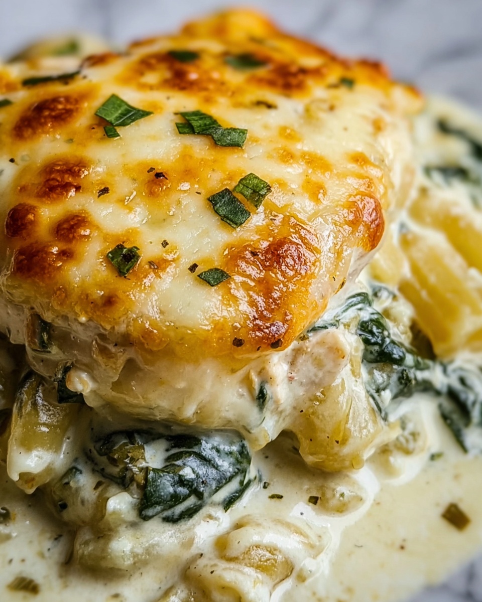 Lazy Spinach Artichoke Baked Chicken Recipe - Recipe Image