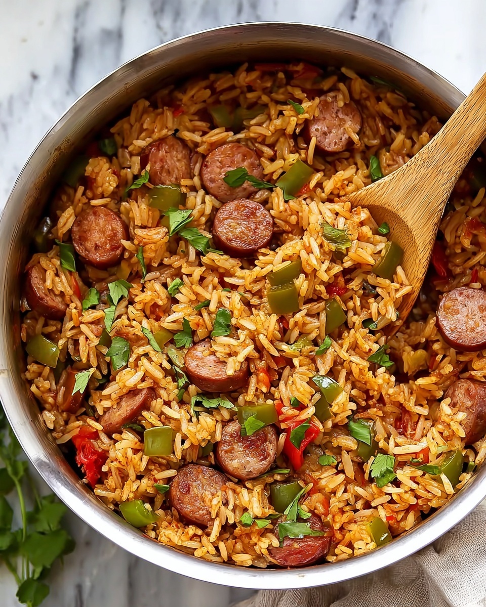 Cajun Sausage and Rice Skillet Recipe - Recipe Image