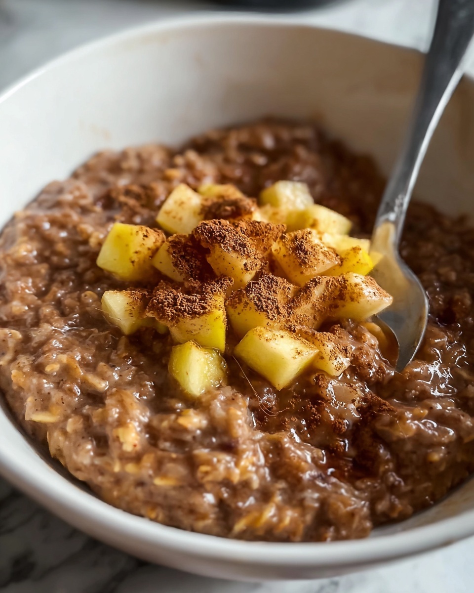 Apple Cinnamon Oatmeal on the Stove Recipe - Recipe Image