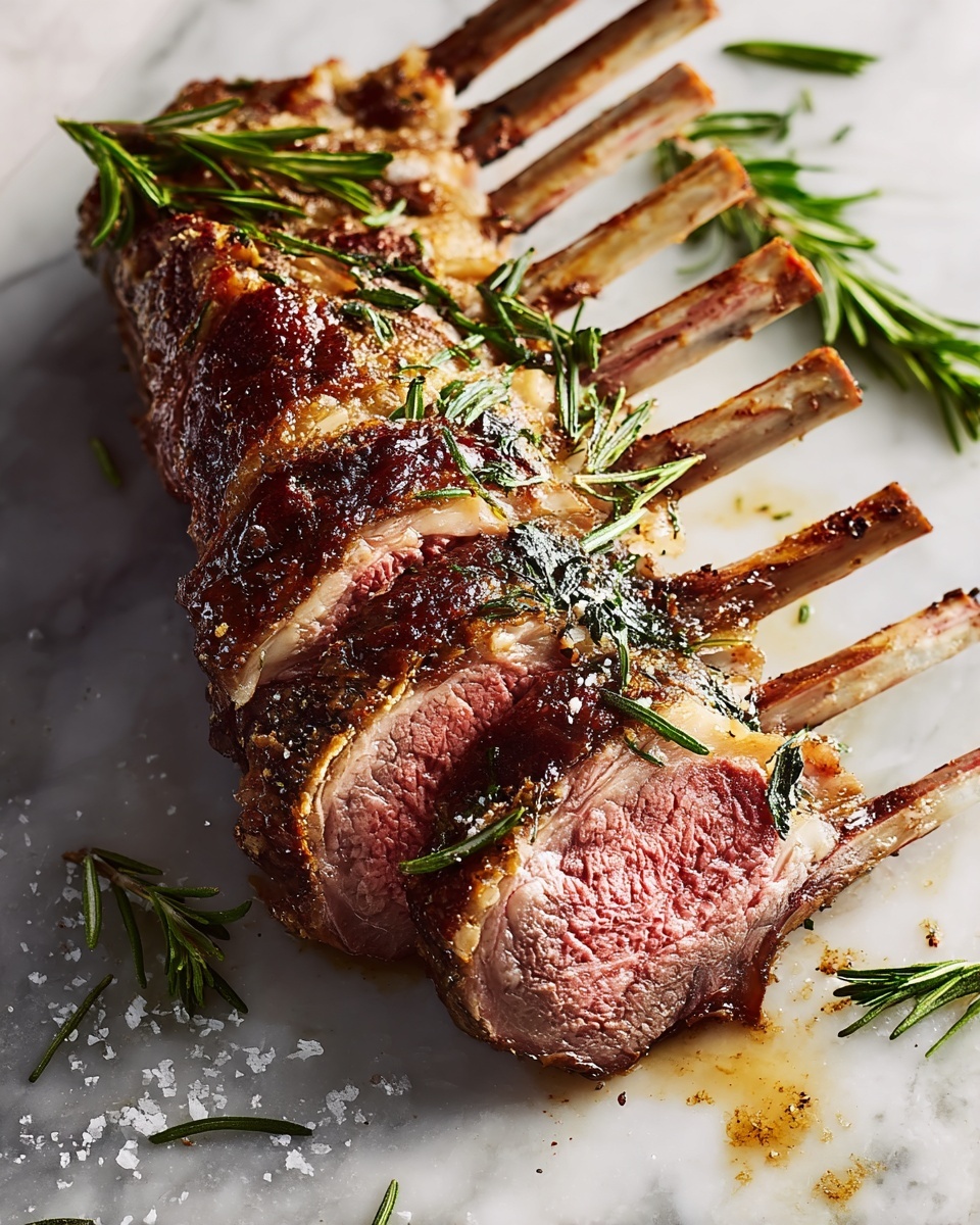 Roast Rack of Lamb with Rosemary Recipe - Recipe Image