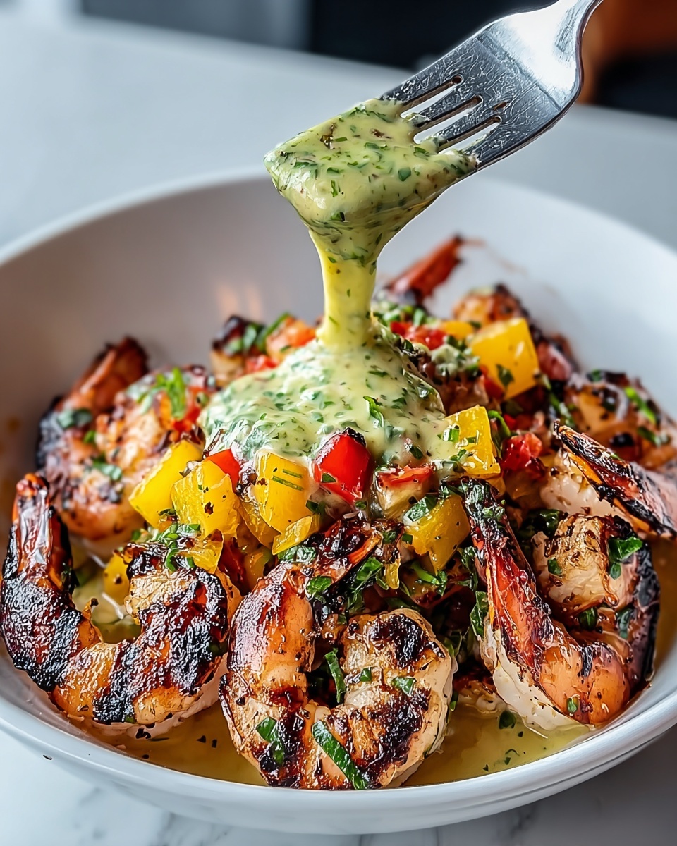 Grilled Shrimp & Avocado Salad Recipe - Recipe Image