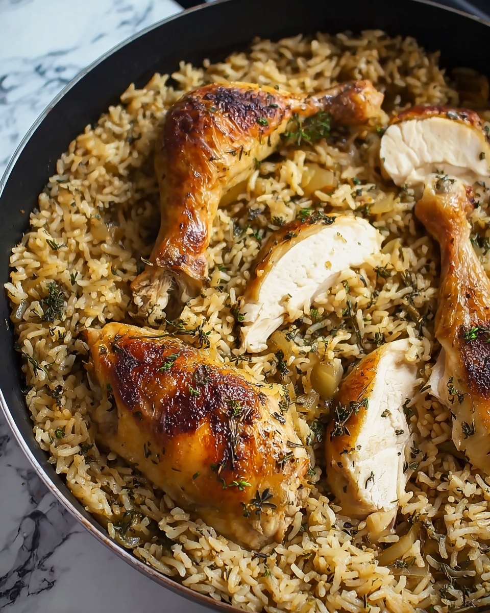 One Pot Sticky Coconut Rice & Chicken Recipe - Recipe Image