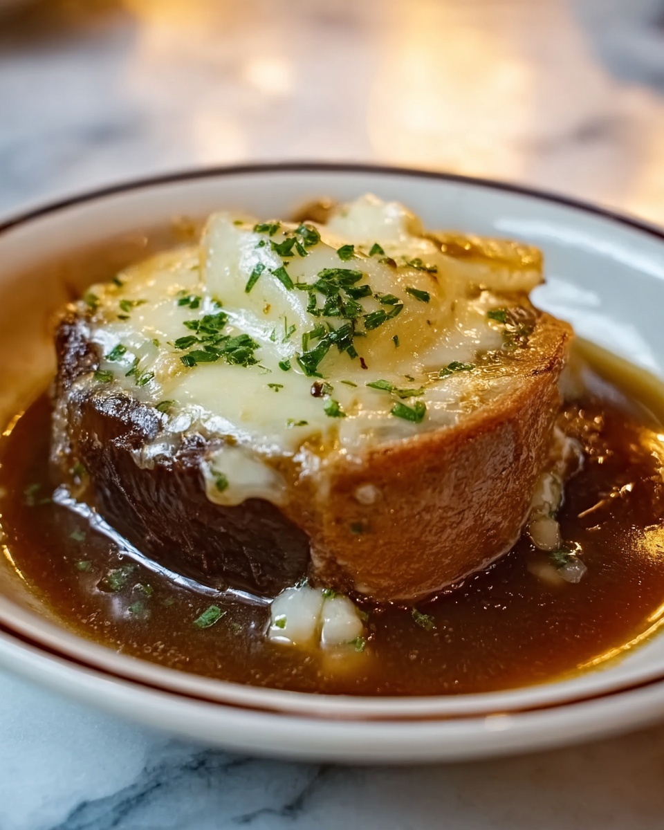 French Onion Beef Short Rib Soup Recipe - Recipe Image