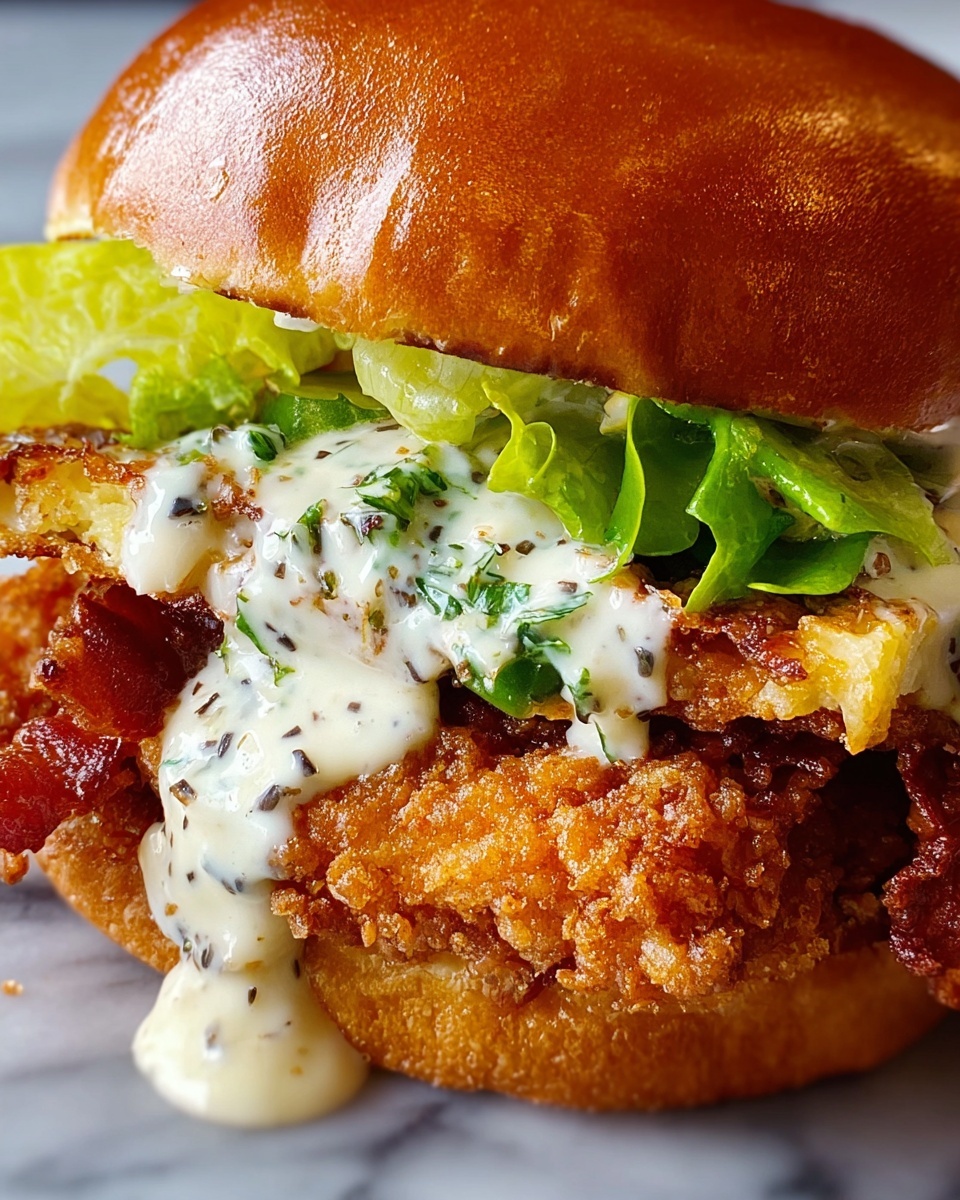 Crispy Chicken Caesar Sandwich Recipe - Recipe Image