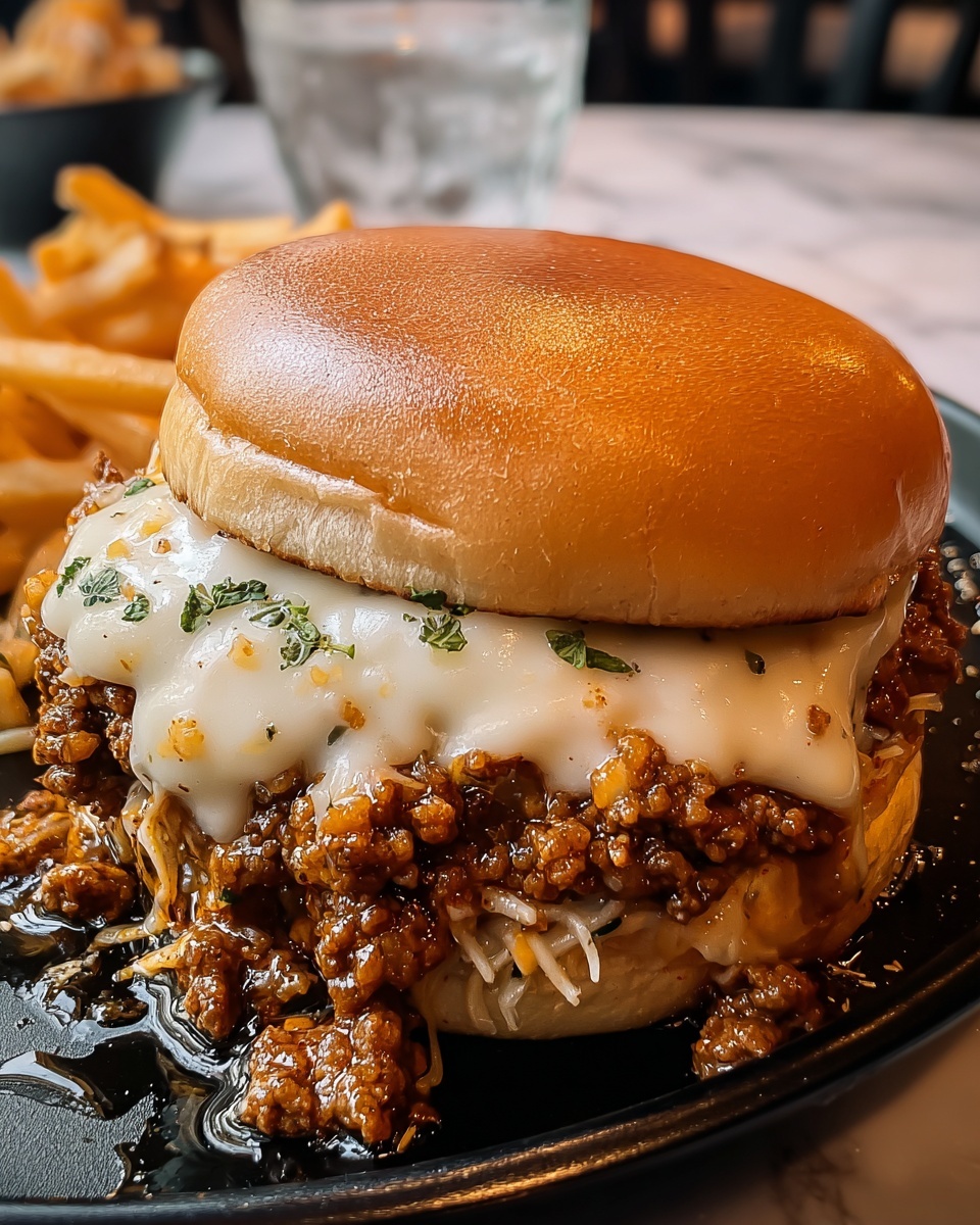 Philly Cheese Steak Sloppy Joes Recipe - Recipe Image