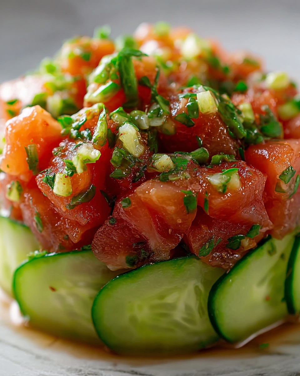 Sweet Chermoula Tuna Tartare Recipe - Recipe Image