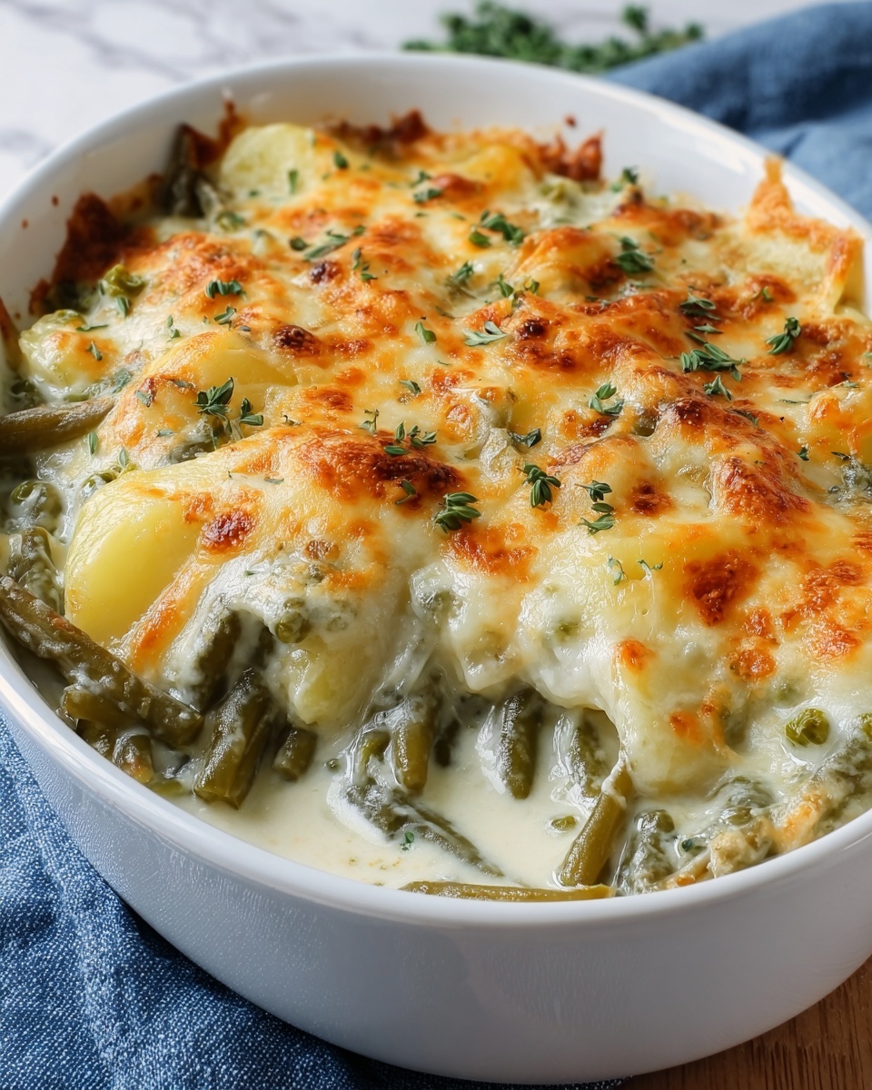 Green Bean and Potato Casserole Recipe - Recipe Image