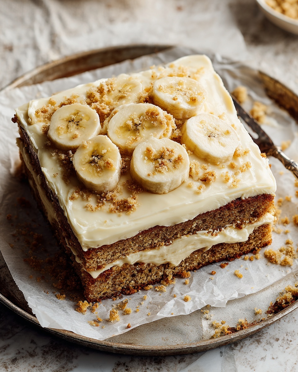 Banana Cake with Cream Cheese Frosting Recipe - Recipe Image