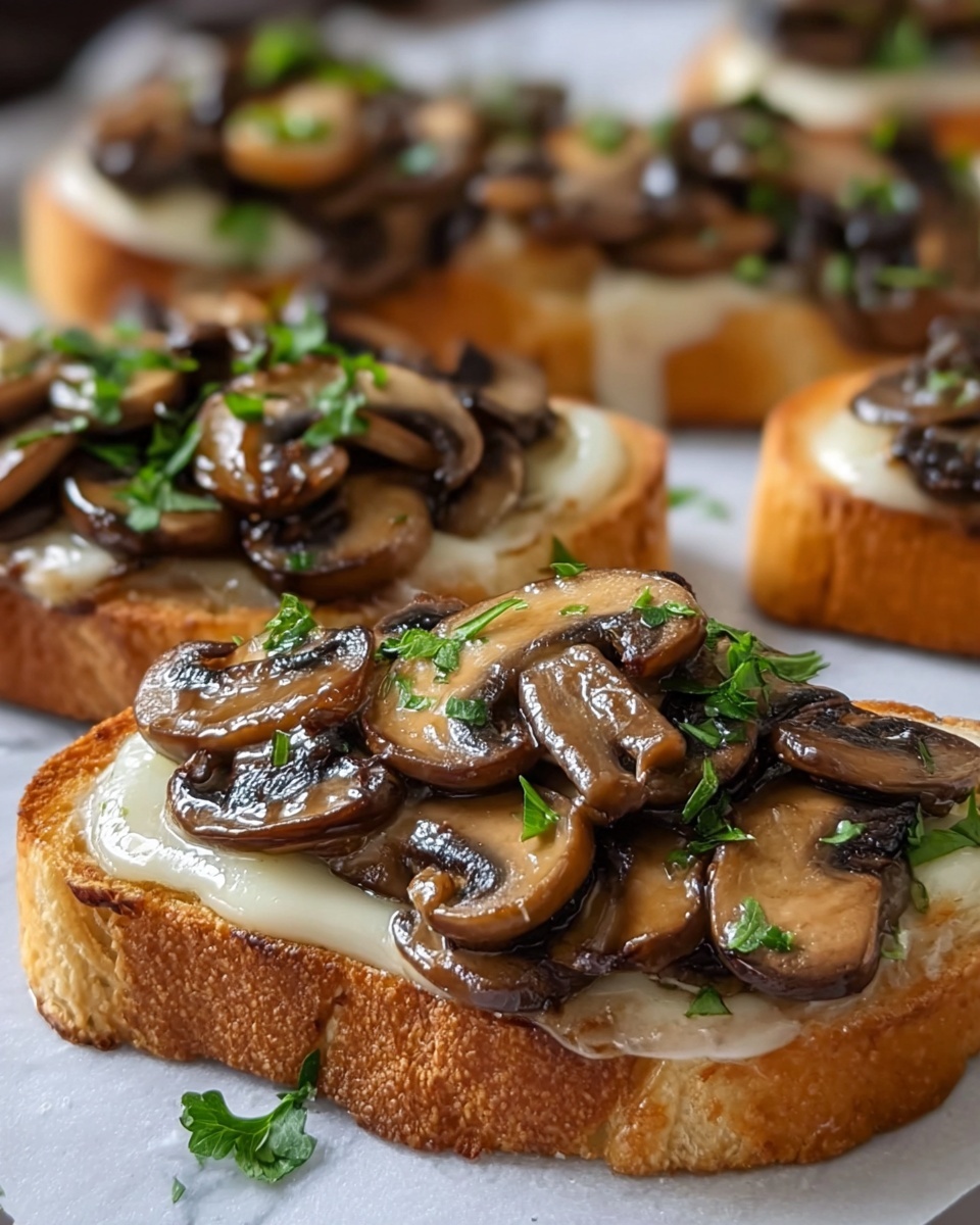 Garlic Mushroom Toast Recipe - Recipe Image