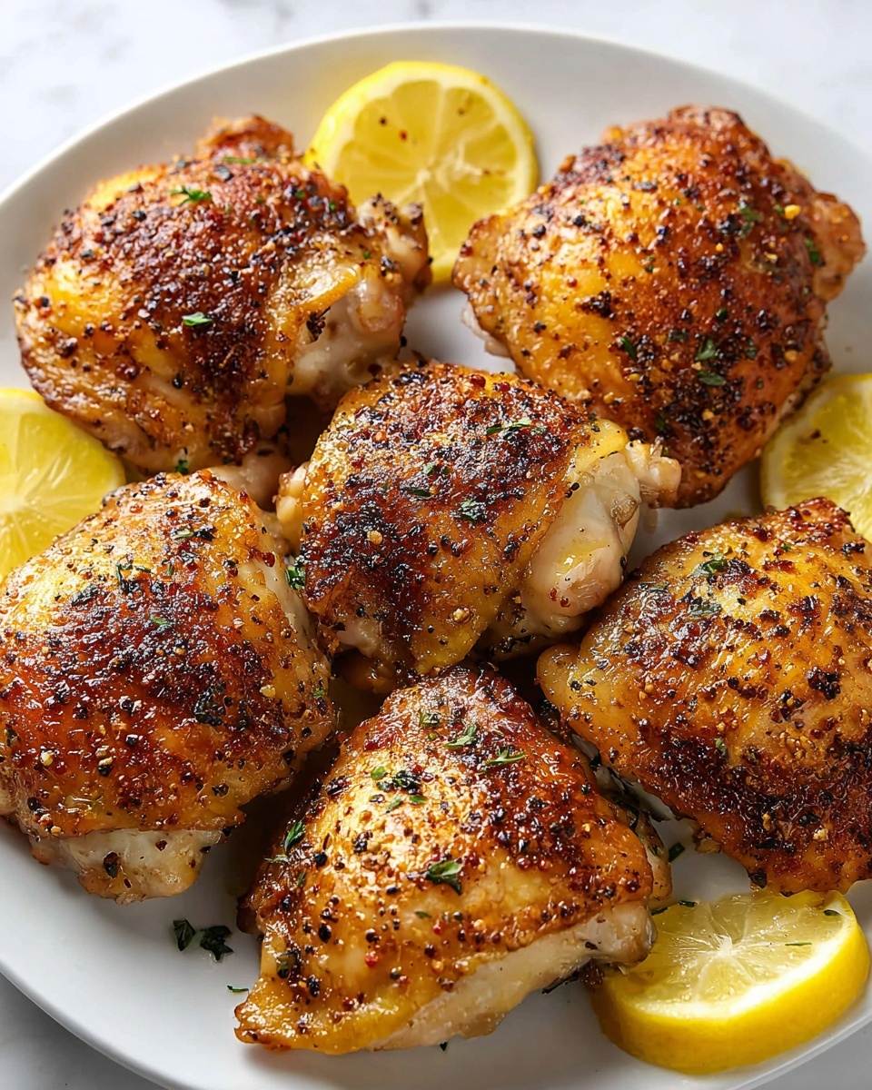 Juicy Baked Chicken Thighs Recipe - Recipe Image