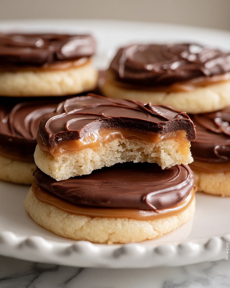 Twix Cookies Recipe - Recipe Image