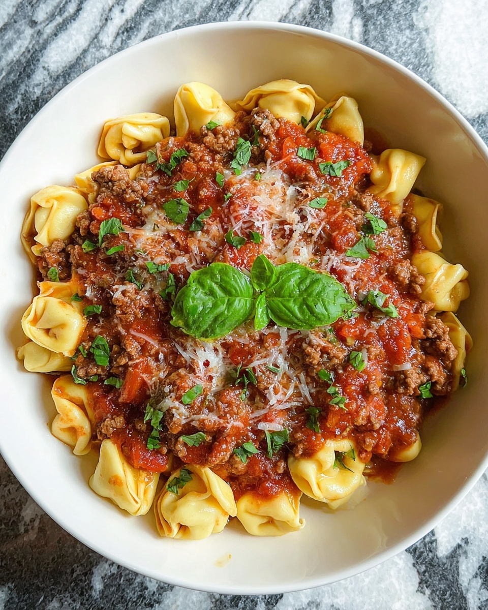 One-Pan Beefy Tortellini Bake Recipe - Recipe Image