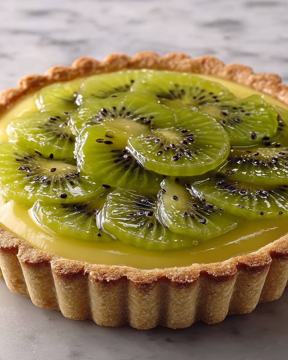 Key Lime Kiwi Tart Recipe - Recipe Image