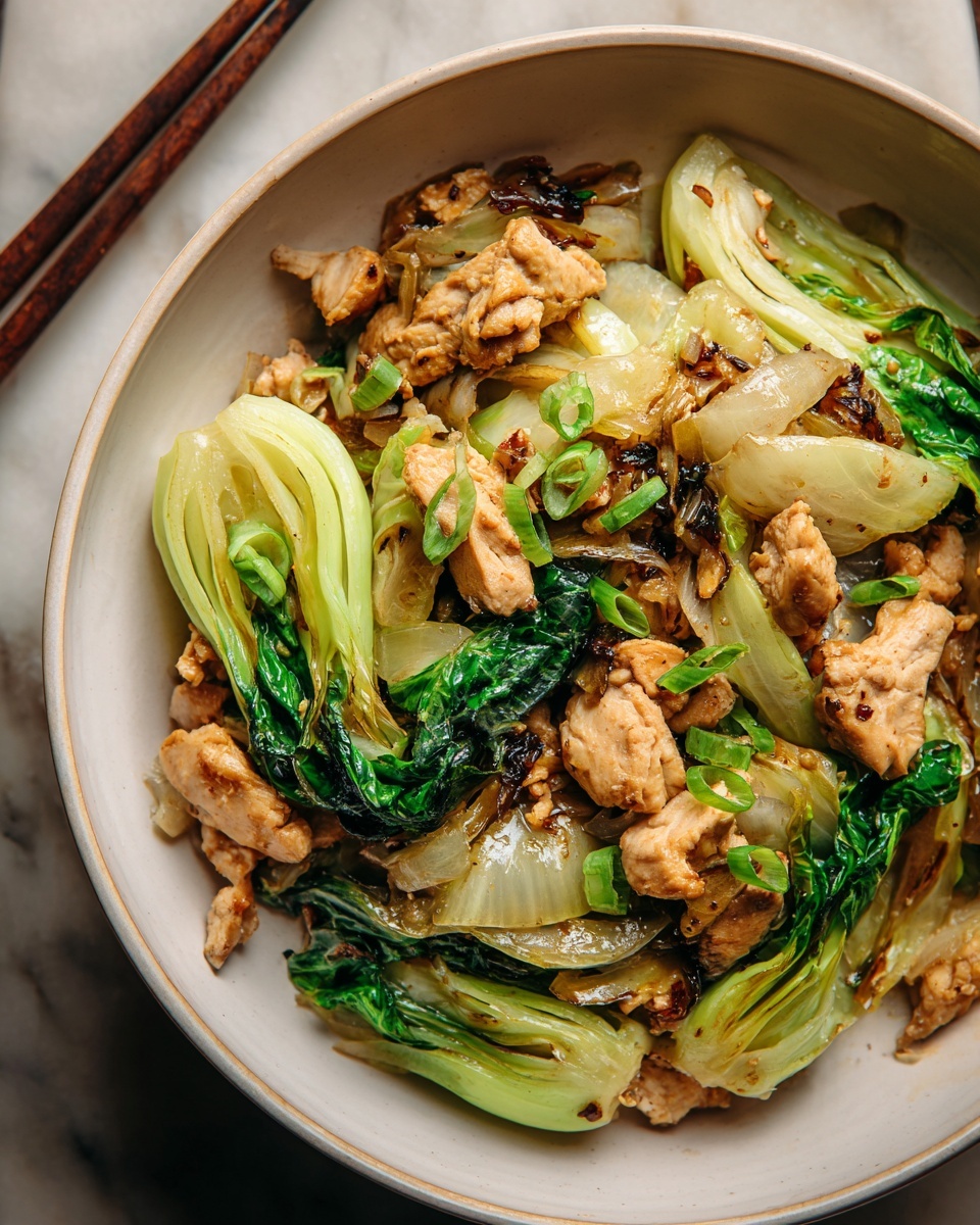 Chinese Chicken and Napa Cabbage Stir-Fry Recipe - Recipe Image