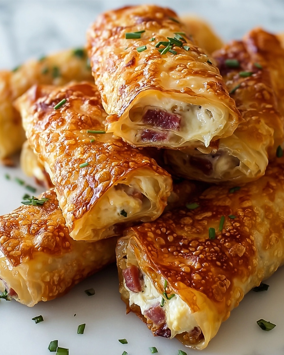 Baked Reuben Egg Rolls Recipe - Recipe Image