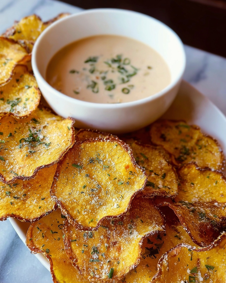 Crispy Air Fryer Yellow Squash with Spicy Dipping Sauce Recipe - Recipe Image