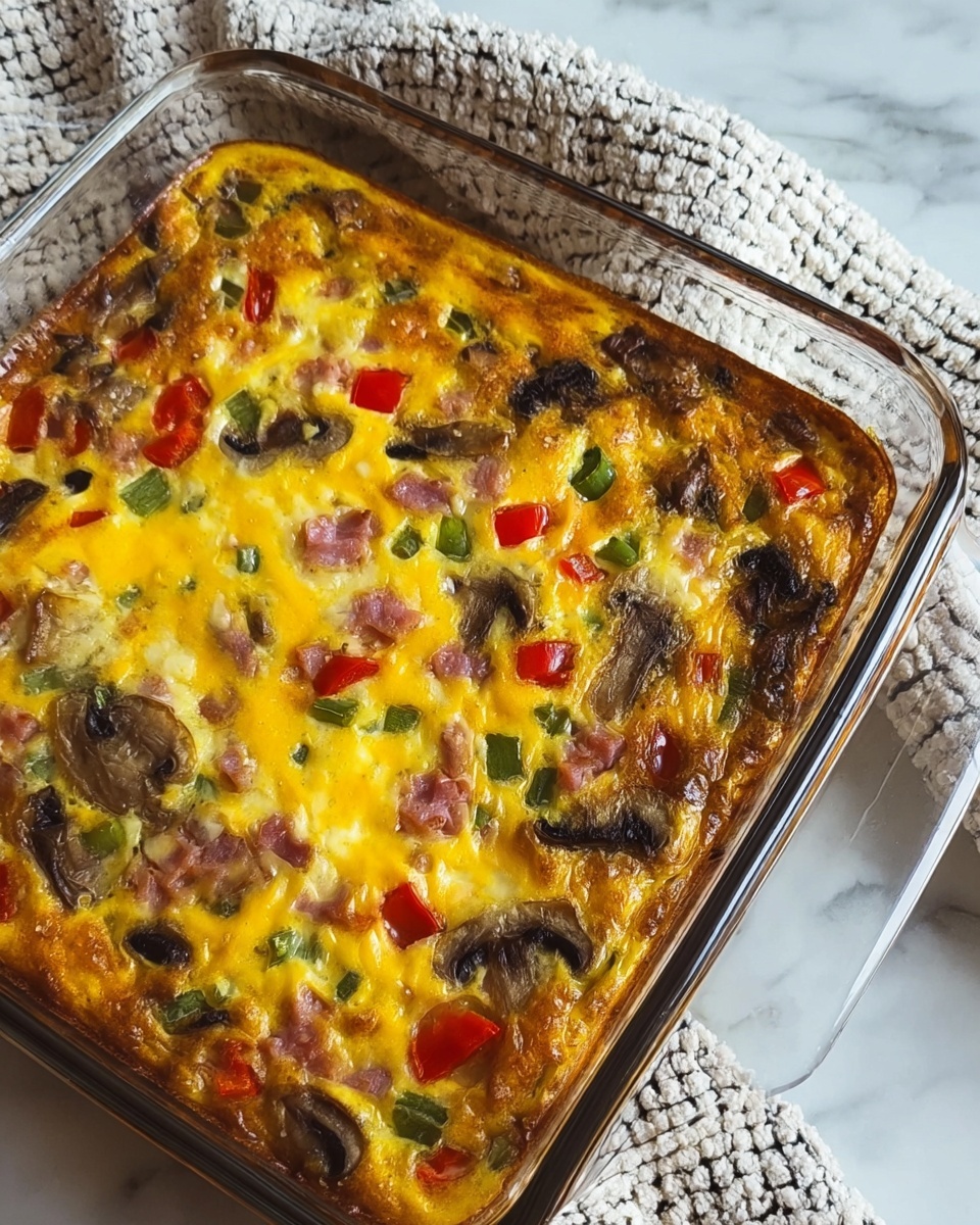 Cheesy Veggie Egg Bake Recipe - Recipe Image