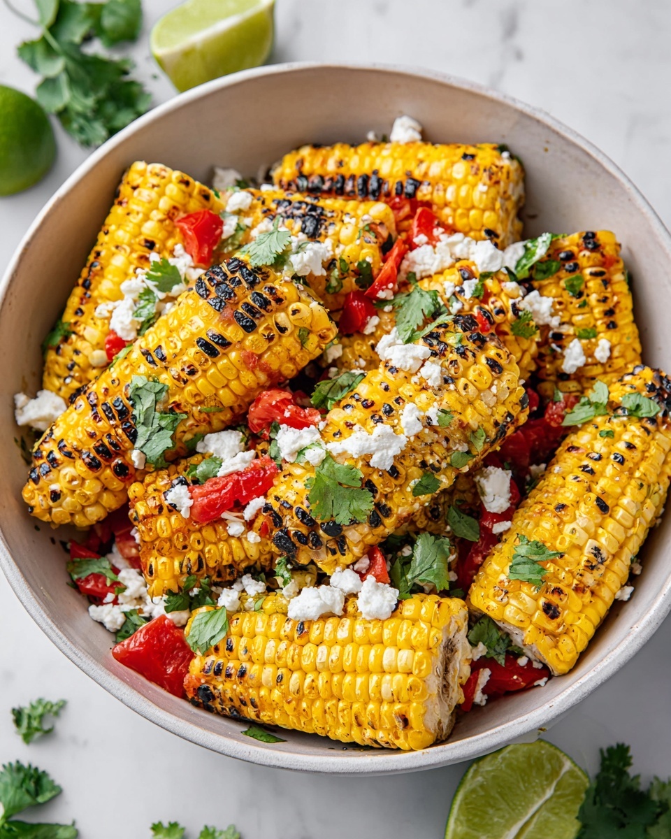 Chili-Lime Grilled Corn Salad Recipe - Recipe Image