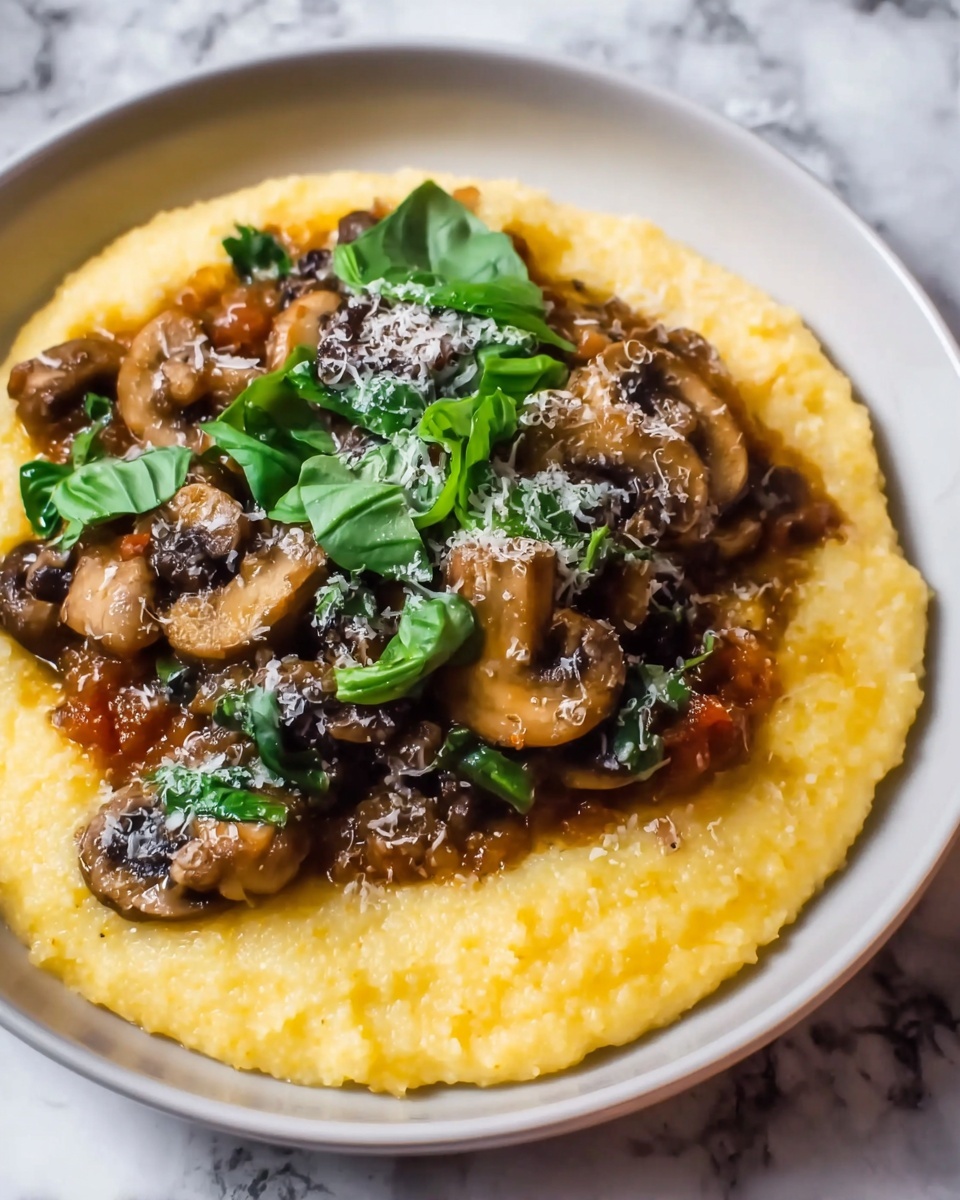 Mushroom Ragù with Polenta Recipe - Recipe Image