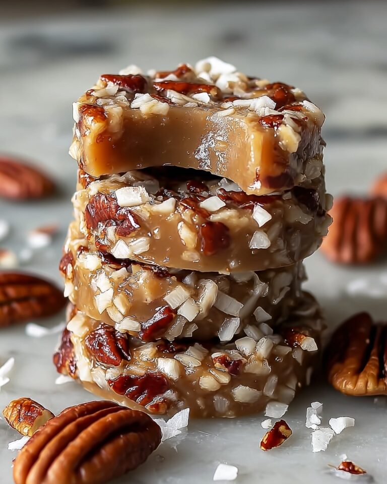 No-Bake Coconut Pecan Praline Cookies Recipe