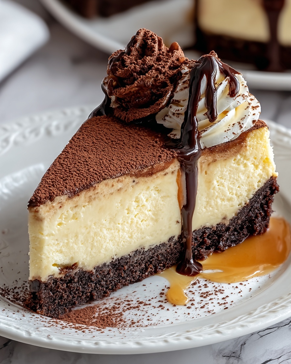 Brownie Bottom Cheesecake Recipe - Recipe Image