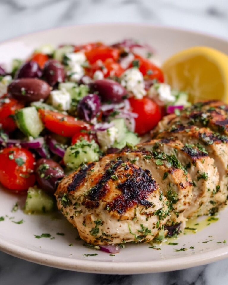 Lemon Oregano Chicken with Mediterranean Vegetables Recipe