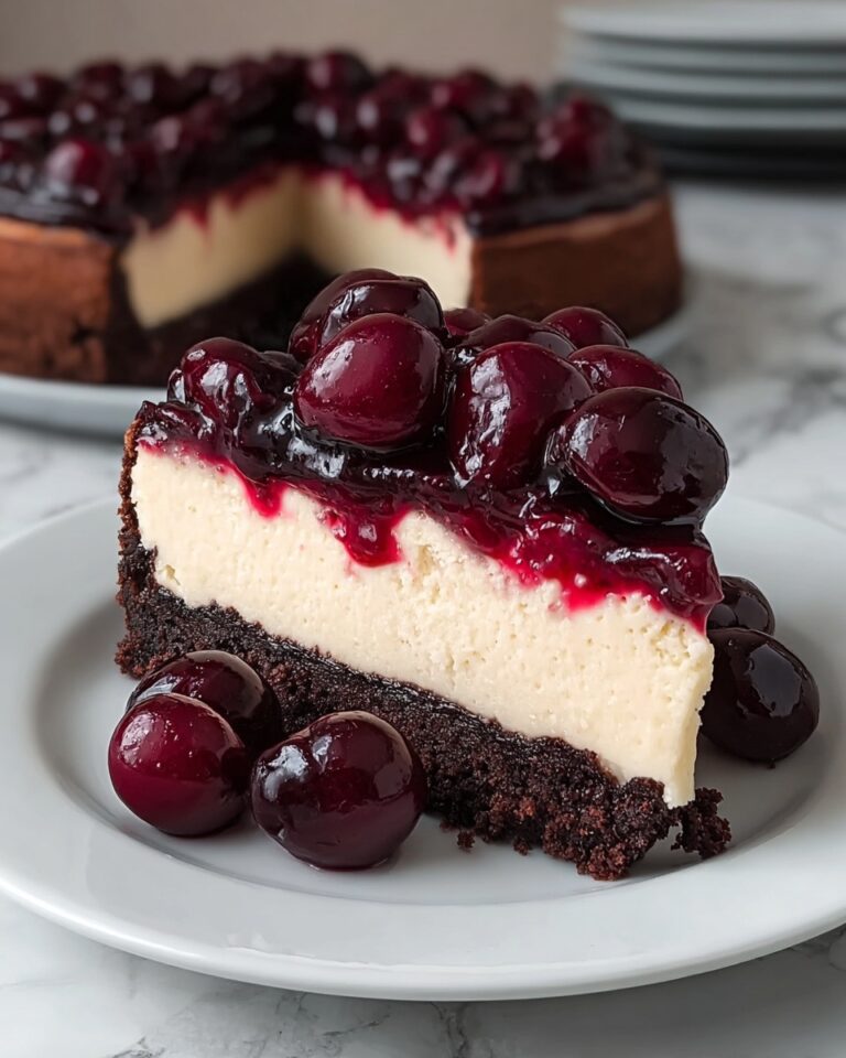 Cherry Chocolate Cheesecake Recipe