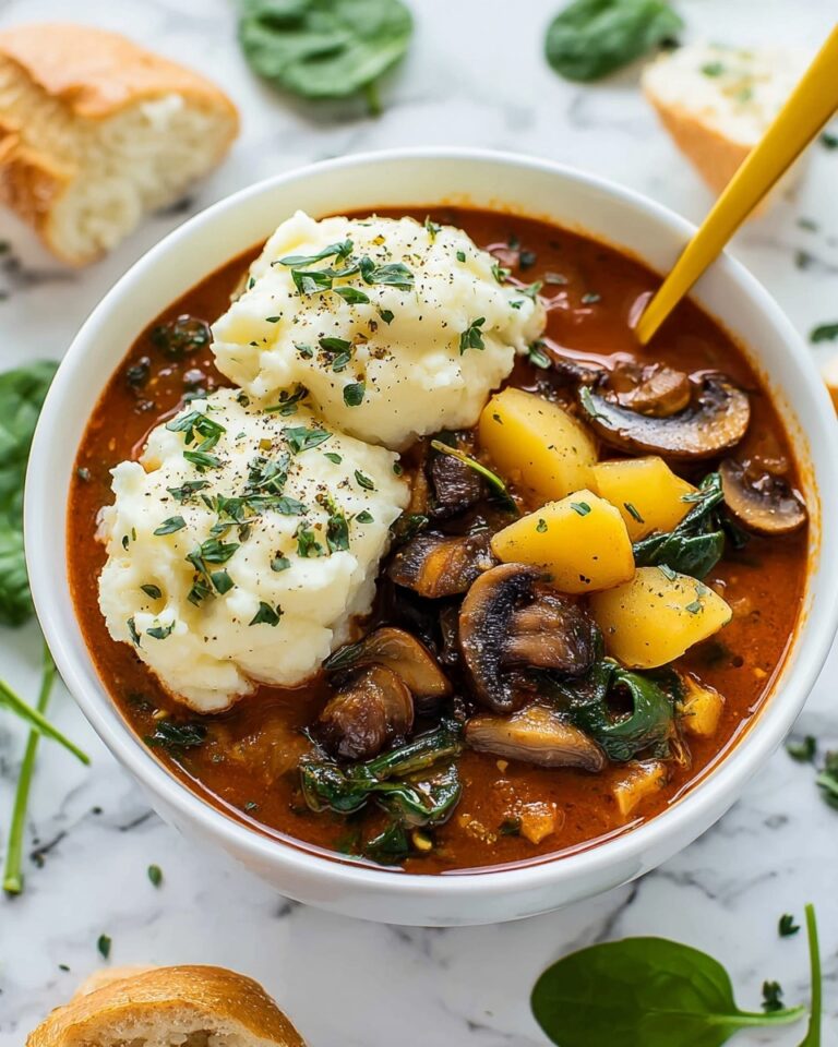 Vegetarian Crockpot Lasagna Soup Recipe