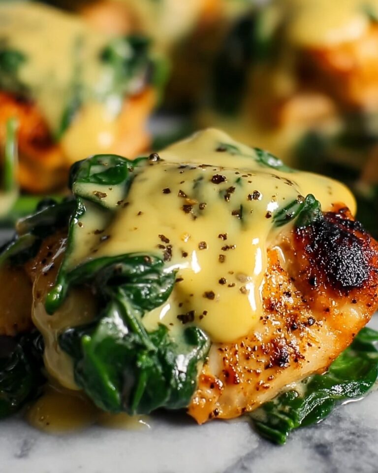 Smothered Chicken with Creamed Spinach Recipe