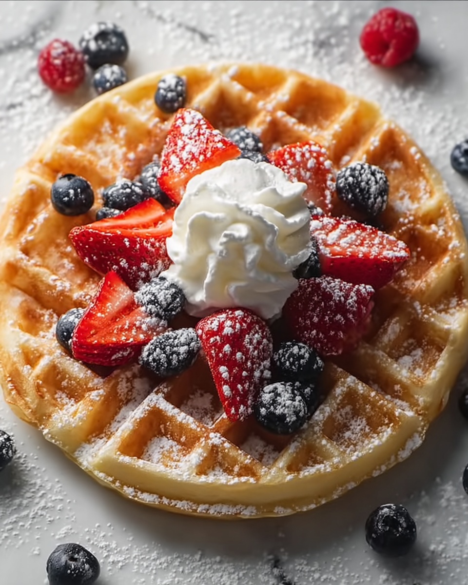 Quick High Protein Waffles Recipe - Recipe Image