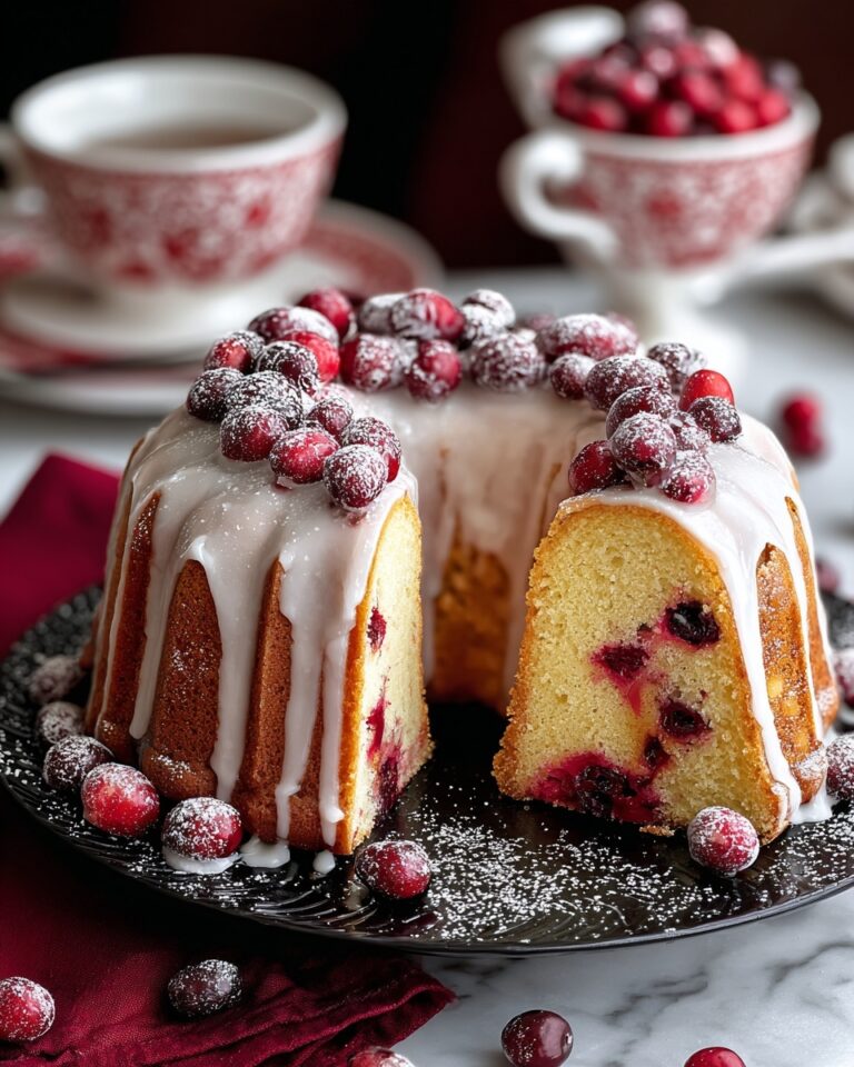 Cranberry Christmas Cake Recipe