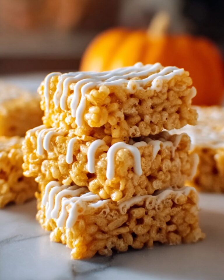 Pumpkin Spice Rice Krispie Treats Recipe