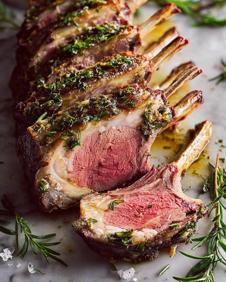 Roast Rack of Lamb with Rosemary Recipe
