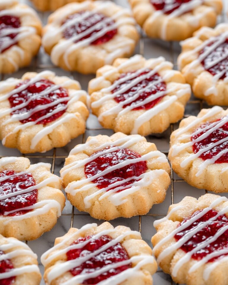 Raspberry Almond Shortbread Cookies Recipe